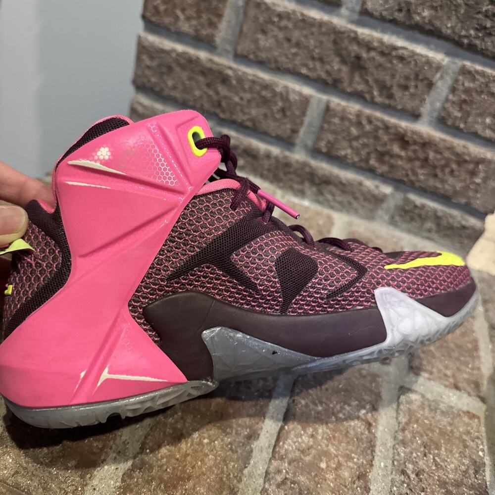 NIKE Lebron 12 [Xll]‎ Double Helix Basketball SneakersSize 6.5Y 685181-600 #0058 - Picture 12 of 16